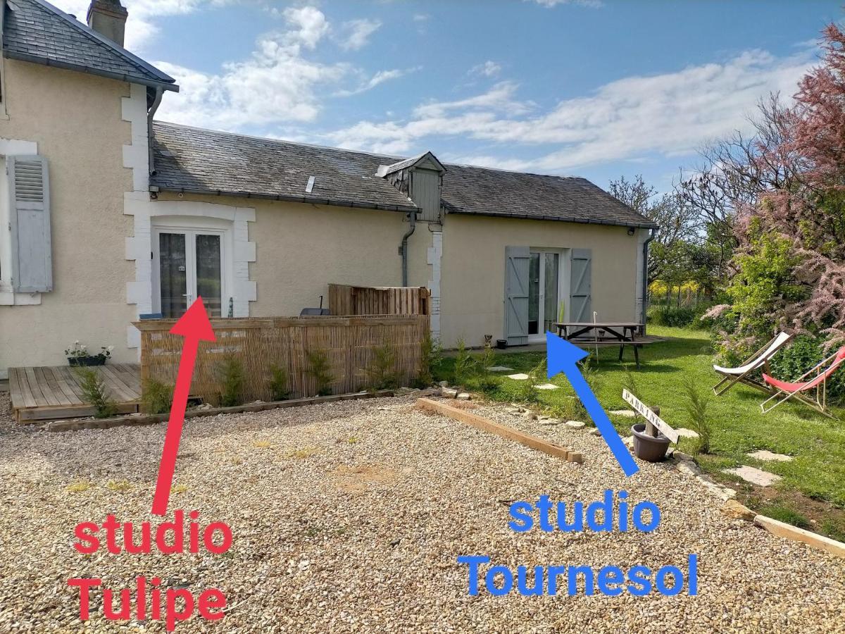 Studio " Tournesol " Au Coeur Du Berry Les Bordes Esterno foto